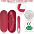 Vibratore Ricaricabile in Silicone per Punto G "Vibeconnect Hilary" (Rosso)