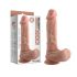 Zweevoudige densiteit -  realistische dildo - 20 cm (natúúrlig)