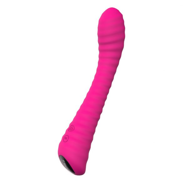 Sex HD Sunshine - dobíjací vibrátor s drážkami na bod G (ružový)