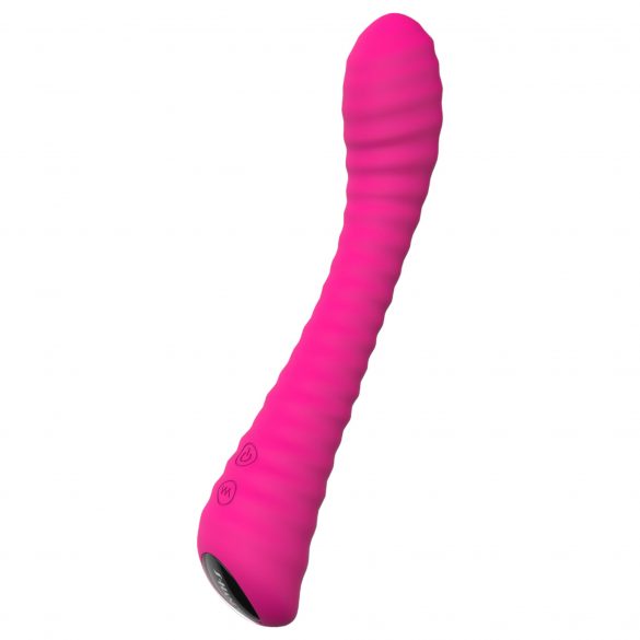 Sex HD Sunshine - Wiederaufladbarer, gerillter G-Punkt-Vibrator (rosa)