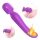 Sex HD Iris - vibrateur chauffant à double moteur rechargeable (violet)