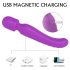 Sex HD Iris - vibrateur chauffant à double moteur rechargeable (violet)