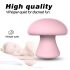Sex HD Mushroom - dobíjací masážny prístroj na tvár (ružový)