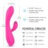 Sex HD Muses - wiederaufladbarer, wasserdichter, beheizter Vibrator (rosa)