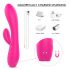 Sex HD Muses - oplaadbare, waterdichte verwarmende vibrator (roze)