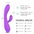 Sex HD Muses - oplaadbare, waterdichte verwarmende vibrator (paars)