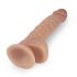 Lovetoy Real Extreme - Saugnapfbasis, Hoden-Dildo - 21cm (natur)