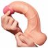 Lovetoy Nature Cock - dvojvrstvový realistický dildo - 25cm (prírodný)