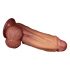 Lovetoy Nature Cock - dvoslojni realistični dildo - 26 cm (prirodni)