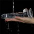 Lovetoy Flawless Clear - vakuumska čašica, dildo za testise - 19 cm (proziran)