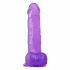 Lovetoy Jelly Studs - levensechte dildo met zuignap - 20 cm (paars)