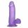 Lovetoy Jelly Studs - realistický dildo s prísavkou - 15 cm (fialový)