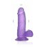 Lovetoy Žele Dildo - 15cm (vijoličen)