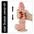 Dildo Realistico Lovetoy Sliding-Skin a Doppio Strato con Ventosa - 21cm (Naturale)