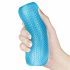 Love Toy Training Master - Dual-sided Ribbed Masturbator (Blue)