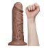 Lovetoy Chubby - dildo z parzystymi stopami - 25 cm (naturalny)