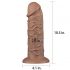 Lovetoy Chubby - Sugpropp Dildo - 25cm (natur)