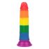 Lovetoy Prider - dildo realistico - 19 cm (arcobaleno)