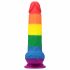 Lovetoy Prider - Realistic Dildo with Balls - 20cm (Rainbow)