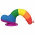 Lovetoy Prider - Realistic Dildo with Balls - 20cm (Rainbow)