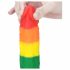 Lovetoy Prider - Realistic Liquid Silicone Dildo - 19cm (Rainbow)