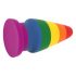 Lovetoy Prider - Rainbow Anal Expander Dildo - 15cm