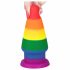 Lovetoy Prider - Rainbow Anal Expander Dildo - 15cm