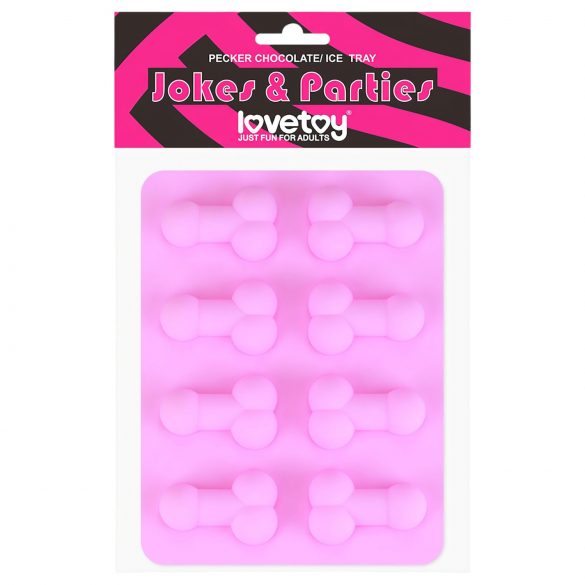 Penis-shaped Ice Cube Tray (Pink)