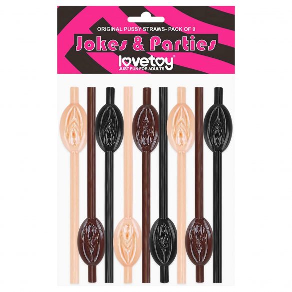 Lovetoy - Vagina Straw (Natural-Brown-Black)