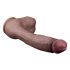 Dildo realist Nature Cock - două straturi - 26cm (natural)