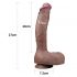 Lovetoy Nature Cock - dwuwarstwowe dildo - 26 cm (naturalny)