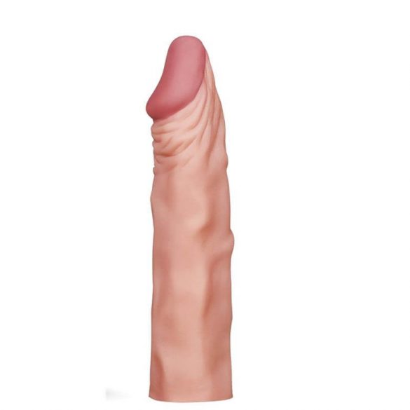 Lovetoy Plezier Verlenger - penis hoesje - 19cm (natuurlijk)