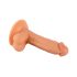 Mr. Rude - dildo z zaciskiem na jądra - 17 cm (naturalne)