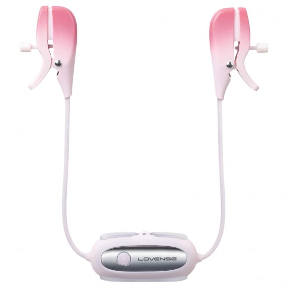 LOVENSE Gemini - smart vibrating nipple clamps (pink)