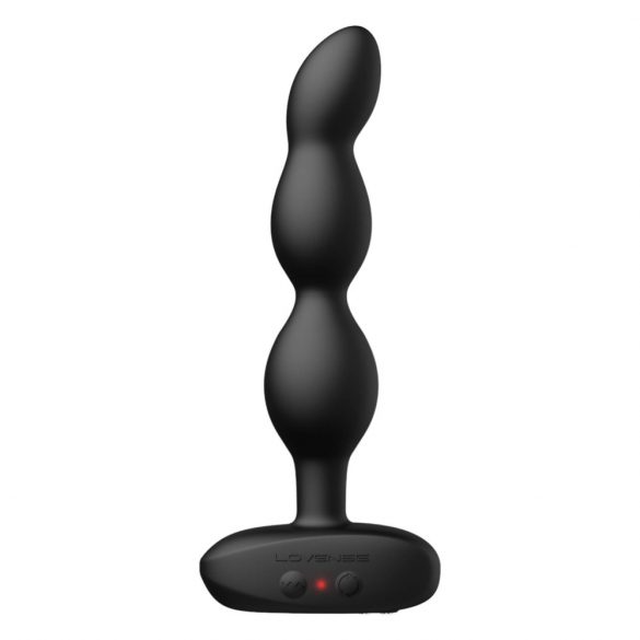 LOVENSE Ridge - pametni analni vibrator s kuglicama (crni)