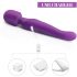 Tracy's Dog Wand - Waterproof, Rechargeable, Pulsating Massage Vibrator (Purple)