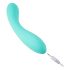 Tracy's Dog Teal Vibe - vibrator rezistent la apă, cu acumulator pentru punctul G (turcoaz)