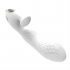 Tracy's Dog VX008 - Vibromasseur rechargeable et étanche avec stimulateur clitoridien (blanc)