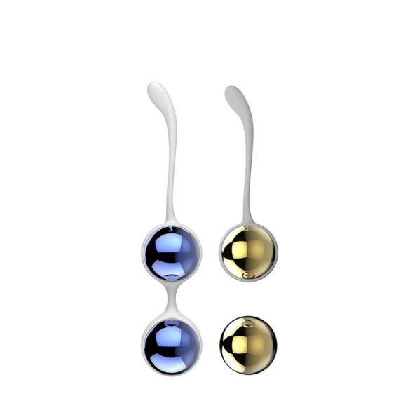 Nalone Yany Love - Adjustable Geisha Ball Set (Blue-Gold)