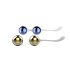 Set di Sfere Kegel Nalone Yany Love - Variabile e Ponderato (Blu-Oro)