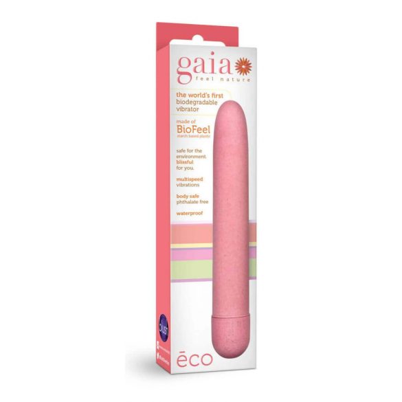 Gaia Eco L - ekološki prihvatljiv štapni vibrator (ružičasti) - velik