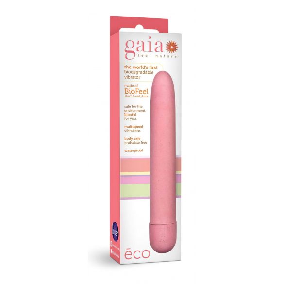 Gaia Éco L - vibromasseur écologique (rose) - grand