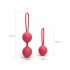 Set di palline di Kegel Cotoxo Cherry per il rinforzo muscolare profondo - Duo rosso elegante