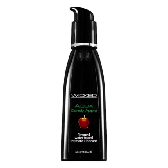 Lubrificante al Gusto di Mela Caramellata Wicked - Base Acquosa (60ml)