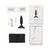 LOVENSE Hush 2 XS - punjivi mali analni vibrator (25 mm) - crni