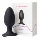 LOVENSE Hush 2 L - punjivi mali analni vibrator (57 mm) - crni