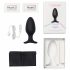 LOVENSE Hush 2 L - uppladdningsbar liten analvibrator (57mm) - svart