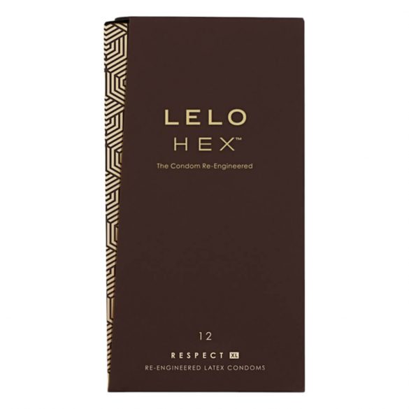 LELO Hex Respect XL - luksusa prezervatīvi (12 gab.)