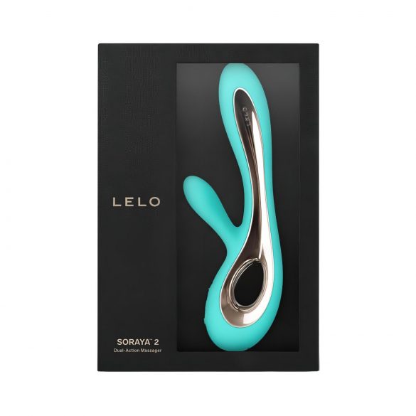 LELO Soraya 2 - rechargeable, waterproof, rabbit vibrator (turquoise)