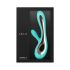 LELO Soraya 2 - Vibratore ricaricabile, impermeabile con stimolatore per clitoride (turchese)